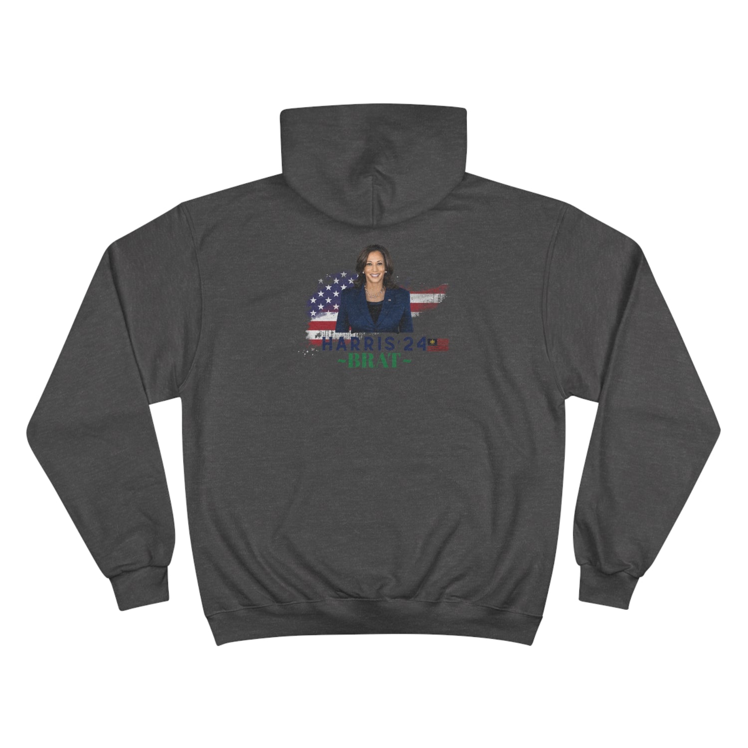 &quot;BRAT&quot; (HARRIS 2024)- Unisex Champion Hoodie W/ Kngdom Logo