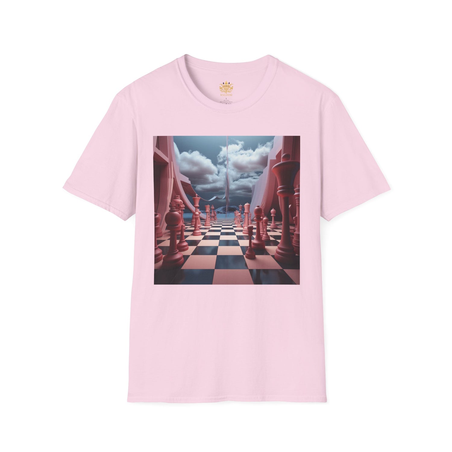 &quot;CHECKMATE&quot;: camiseta unisex de estilo suave con logotipo de Kingdom 