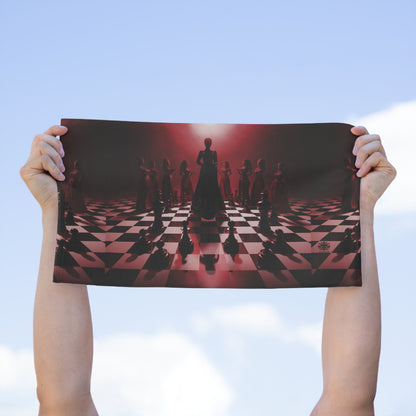 &quot;CHECKMATE&quot;- Rally Towel W/ Blk Kngdom Logo