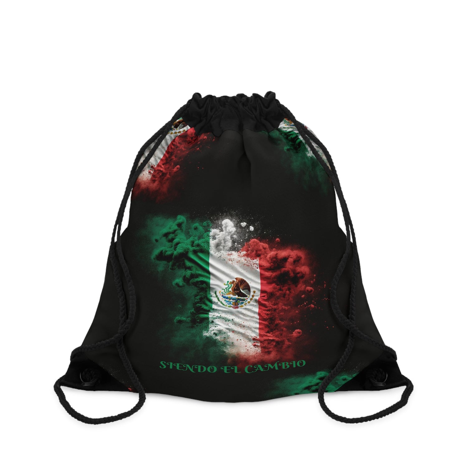 Being The Change &quot;Siendo el Cambio&quot;- Drawstring Bag W/ Blk Kngdom Logo