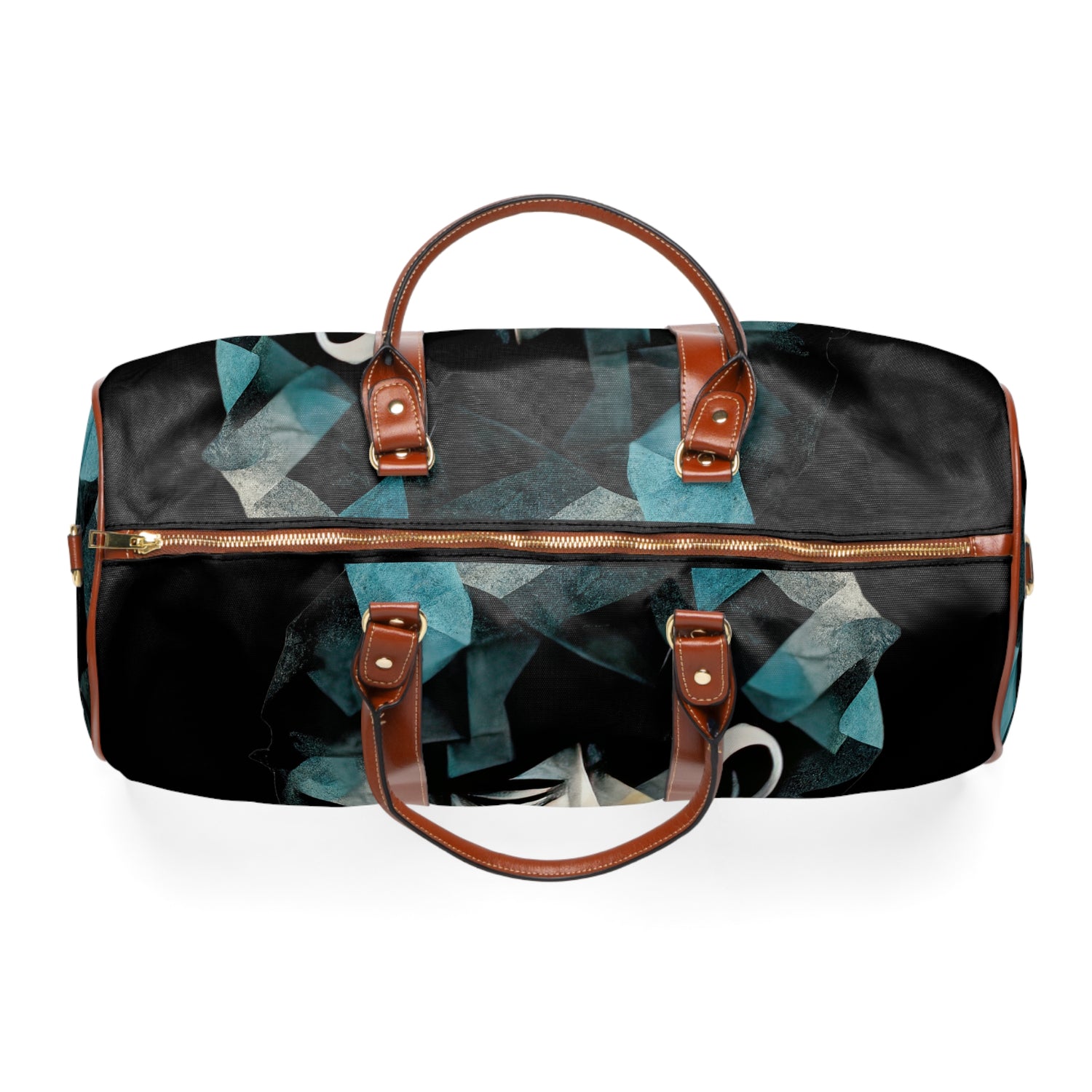 SANE &quot;INSANITY&quot;- Vegan Leather Self-Expression Waterproof Travel Bag W/ Grey Kngdom Logo