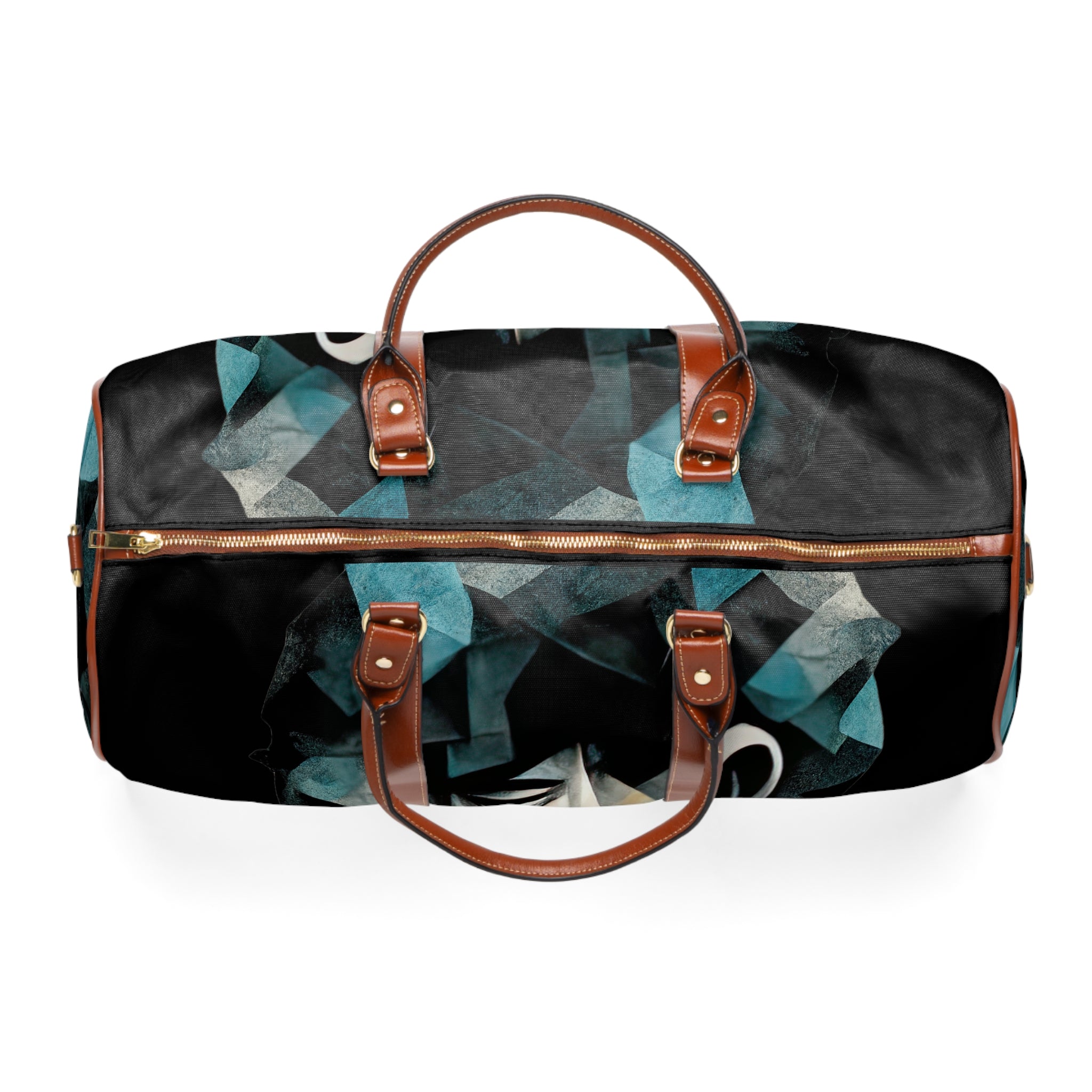 SANE &quot;INSANITY&quot;- Vegan Leather Self-Expression Waterproof Travel Bag W/ Grey Kngdom Logo