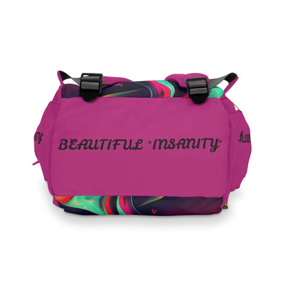 BEAUTIFUL &quot;INSANITY&quot;- Multifunctional Backpack W/ Blk Kngdom Logo