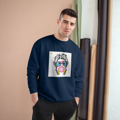 Kngdom &quot;DRIP&quot; (COOL MONKEY)- Unisex Champion Sweatshirt W/ Kngodm Logo