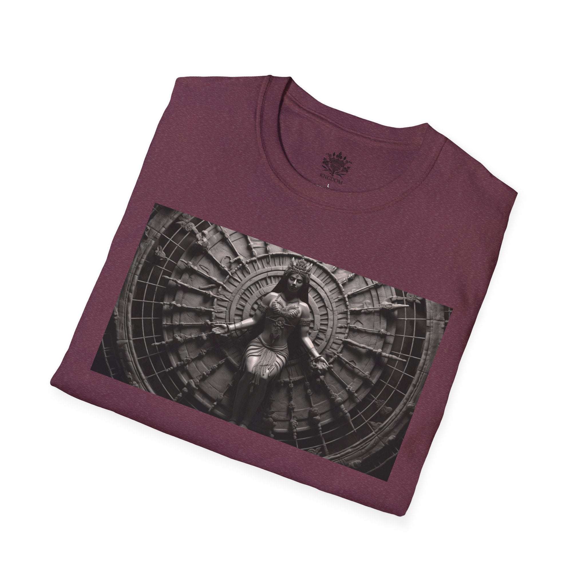 &quot;CHAKRA&quot;- Unisex Softstyle T-Shirt W/ Blk Kngom Logo