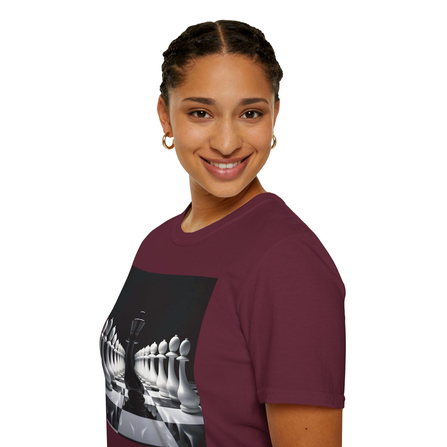 &quot;CHECKMATE&quot;: camiseta suave para mujer con logotipo de Kingdom 