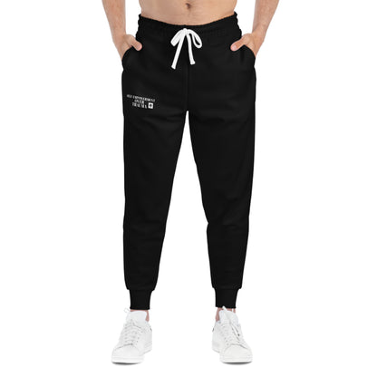 EXCLUSIVE &quot;KNGDOM&quot; EDITION- &quot;SELF-EMPOWERMENT OVER TRAUMA&quot; Unisex Athletic Joggers W/ Blk Kngdom Logo