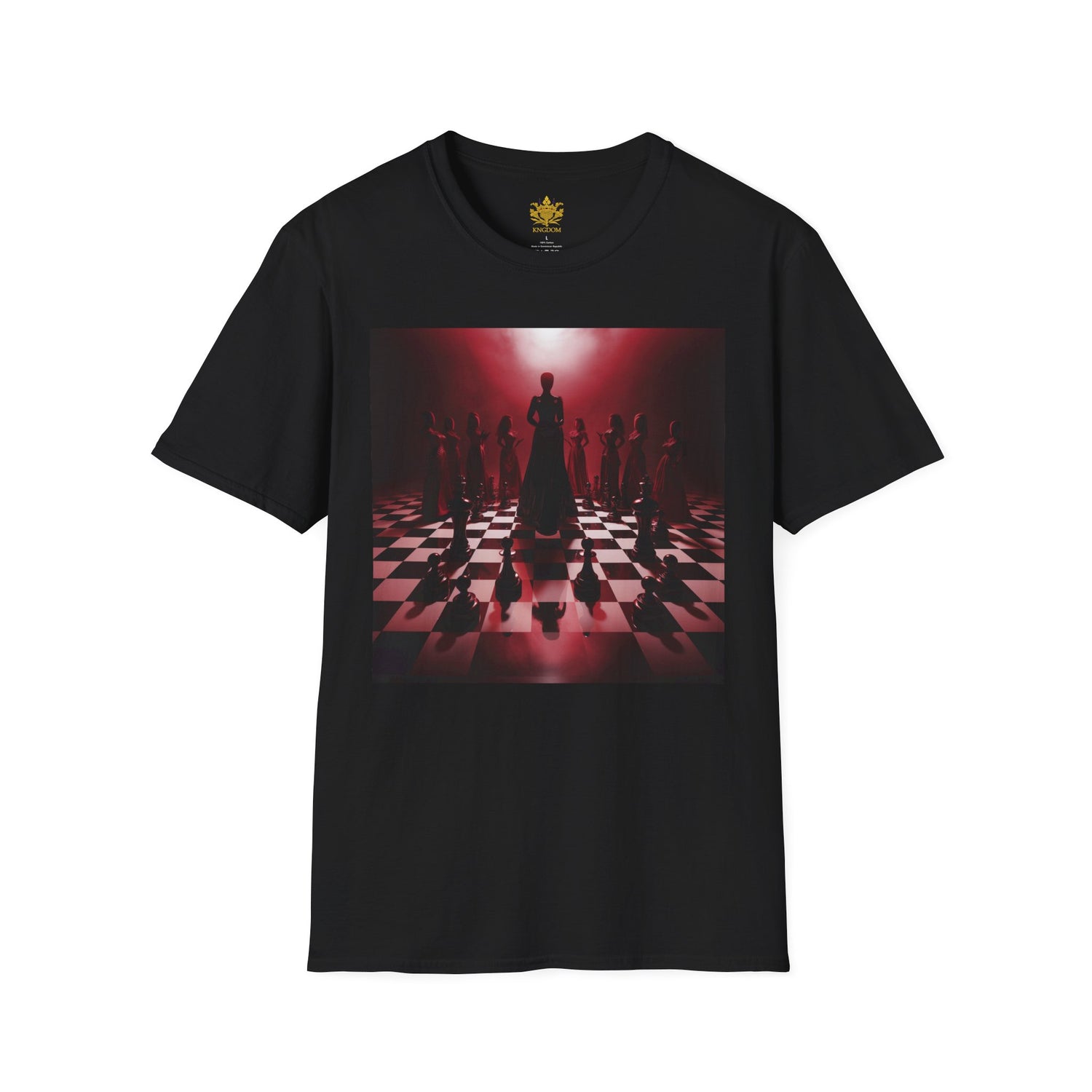 &quot;CHECKMATE&quot;: camiseta suave para mujer con logotipo de Kingdom 