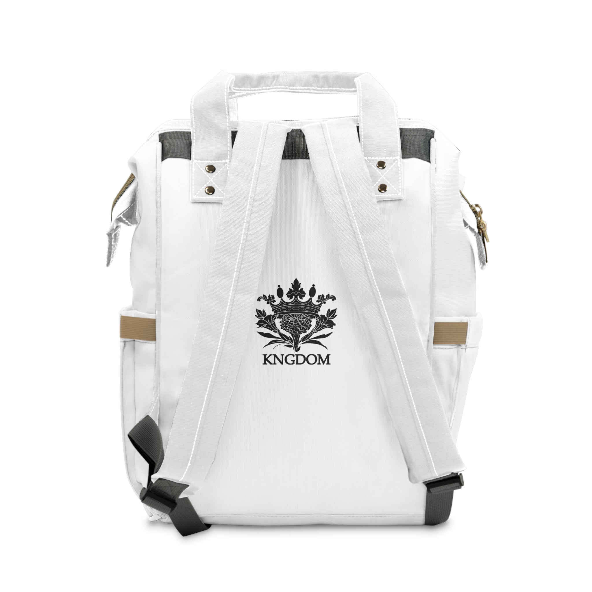 Kngdom &quot;DRIP&quot; (COOL GUY)- Multifunctional Backpack W/ Blk Kngdom Logo