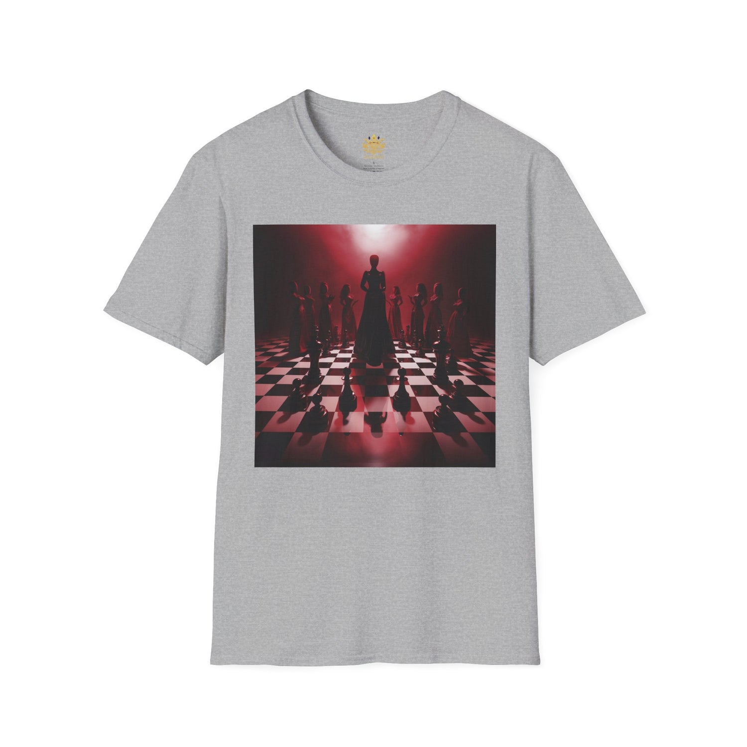 &quot;CHECKMATE&quot;: camiseta suave para mujer con logotipo de Kingdom 