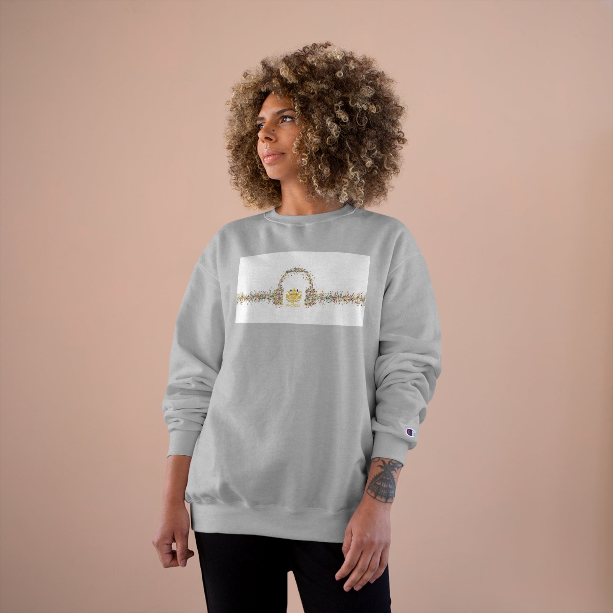 &quot;Become Your Own MOVEMENT&quot;- Unisex Champion Sweatshirt W/ Kngdom Logo