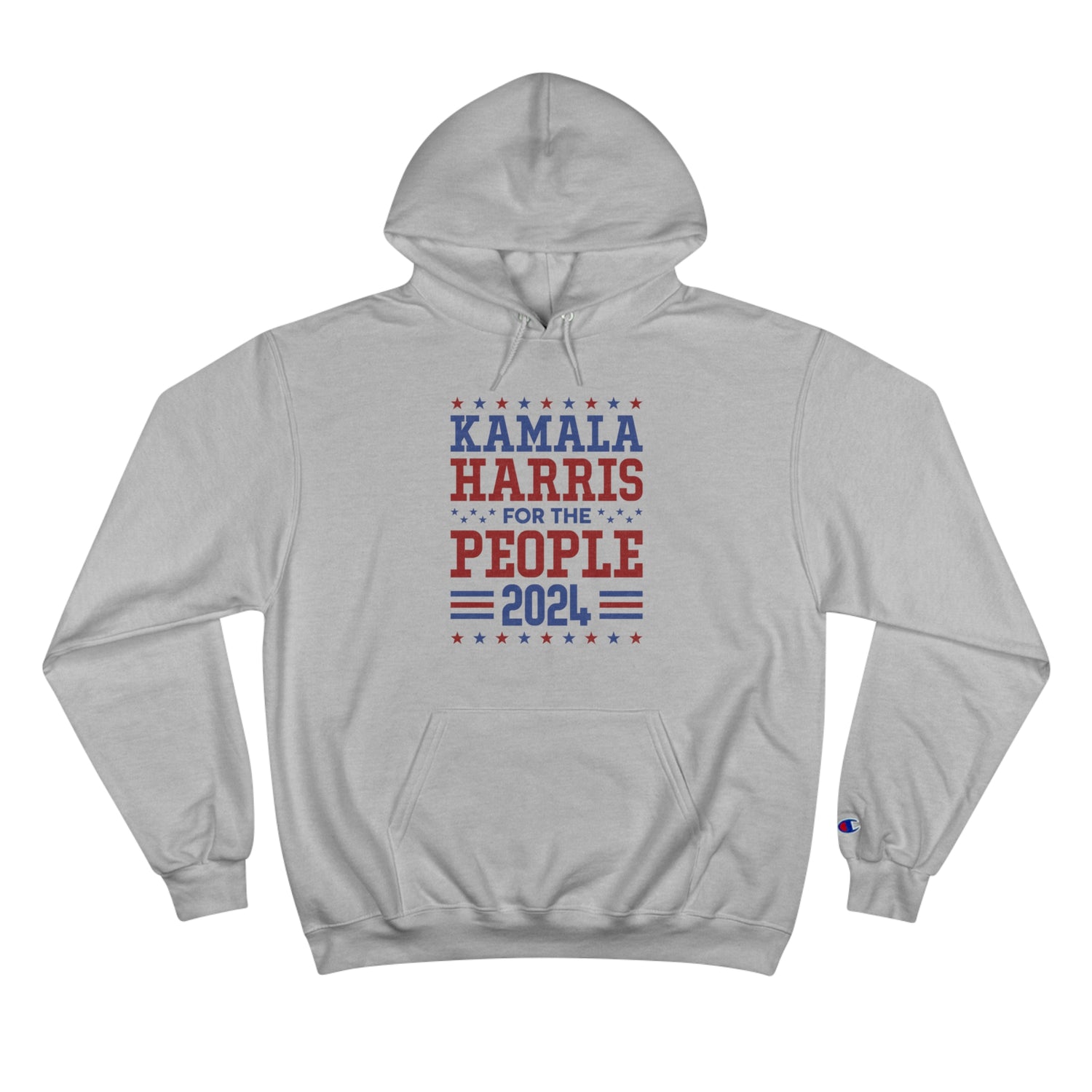 &quot;KAMALA HARRIS FOR THE PEOPLE 2024&quot;(QUOTE)- Unisex Champion Hoodie W/ Kngdom Logo