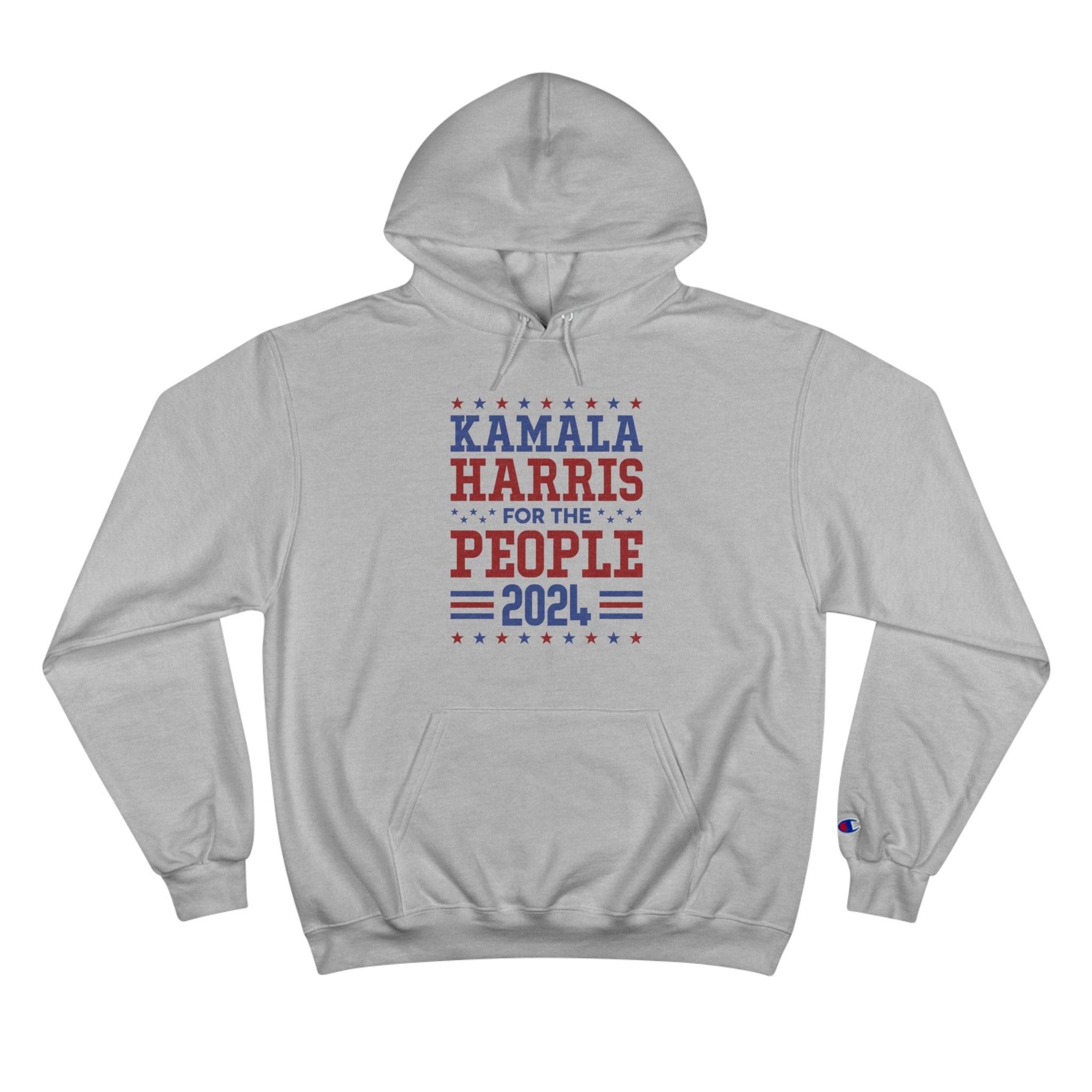 &quot;KAMALA HARRIS FOR THE PEOPLE 2024&quot;(QUOTE)- Unisex Champion Hoodie W/ Kngdom Logo