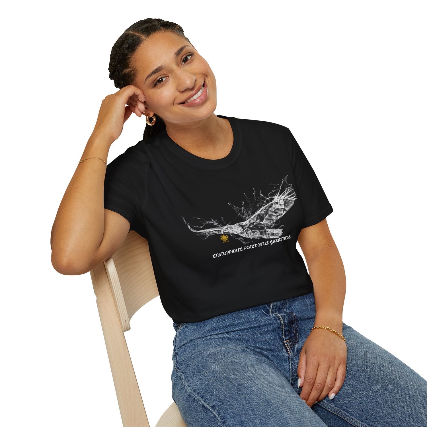 The Isaiah 40:31 &quot;Unstoppable Powerful Greatness&quot;- Unisex Softstyle T-Shirt W/ Kngdom Logo