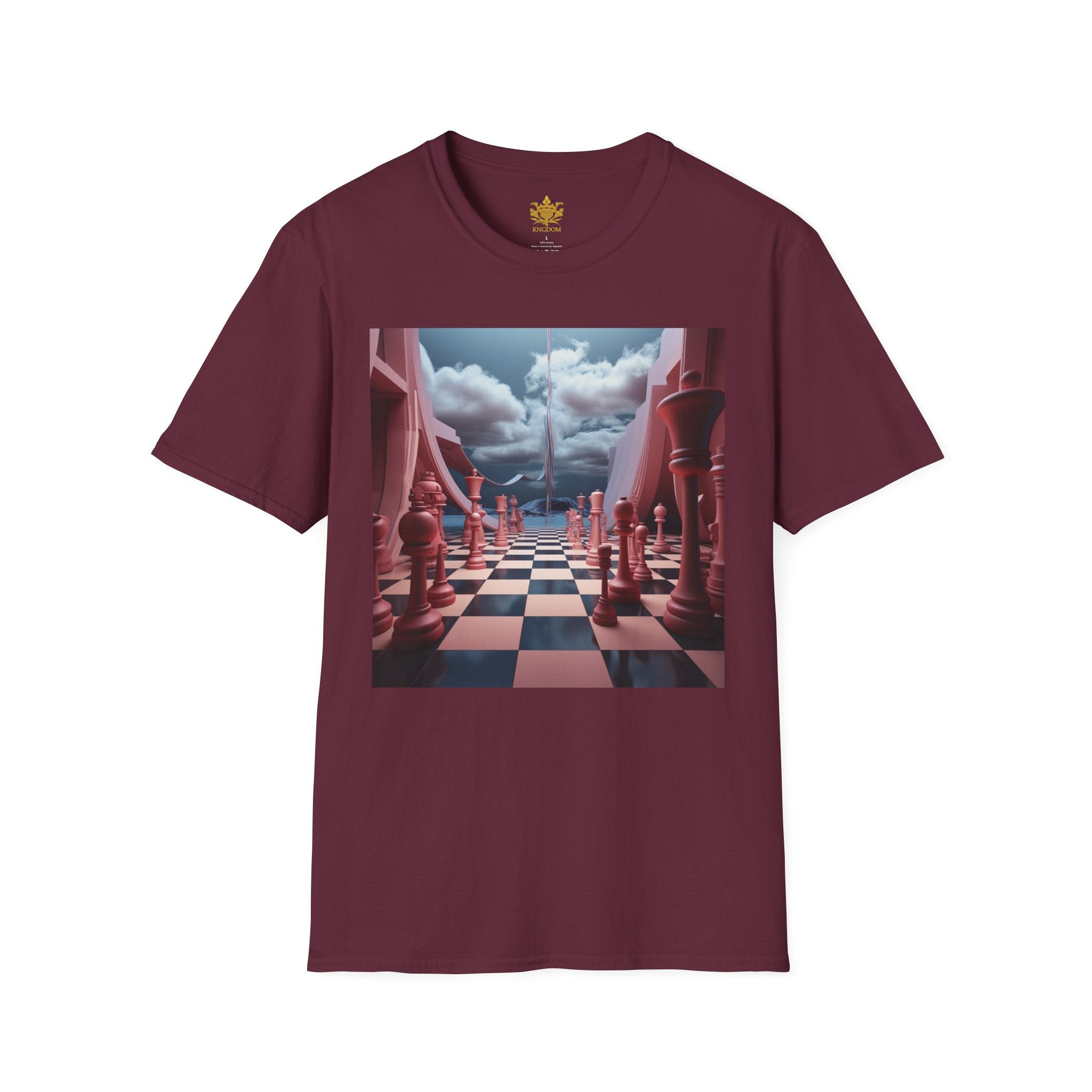 &quot;CHECKMATE&quot;: camiseta unisex de estilo suave con logotipo de Kingdom 