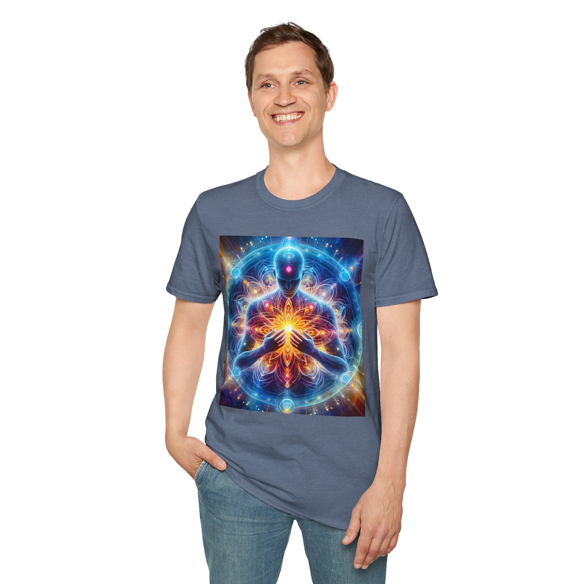 &quot;DIVINE ENERGY&quot;- Unisex Softstyle T-Shirt W/ Kngdom Logo