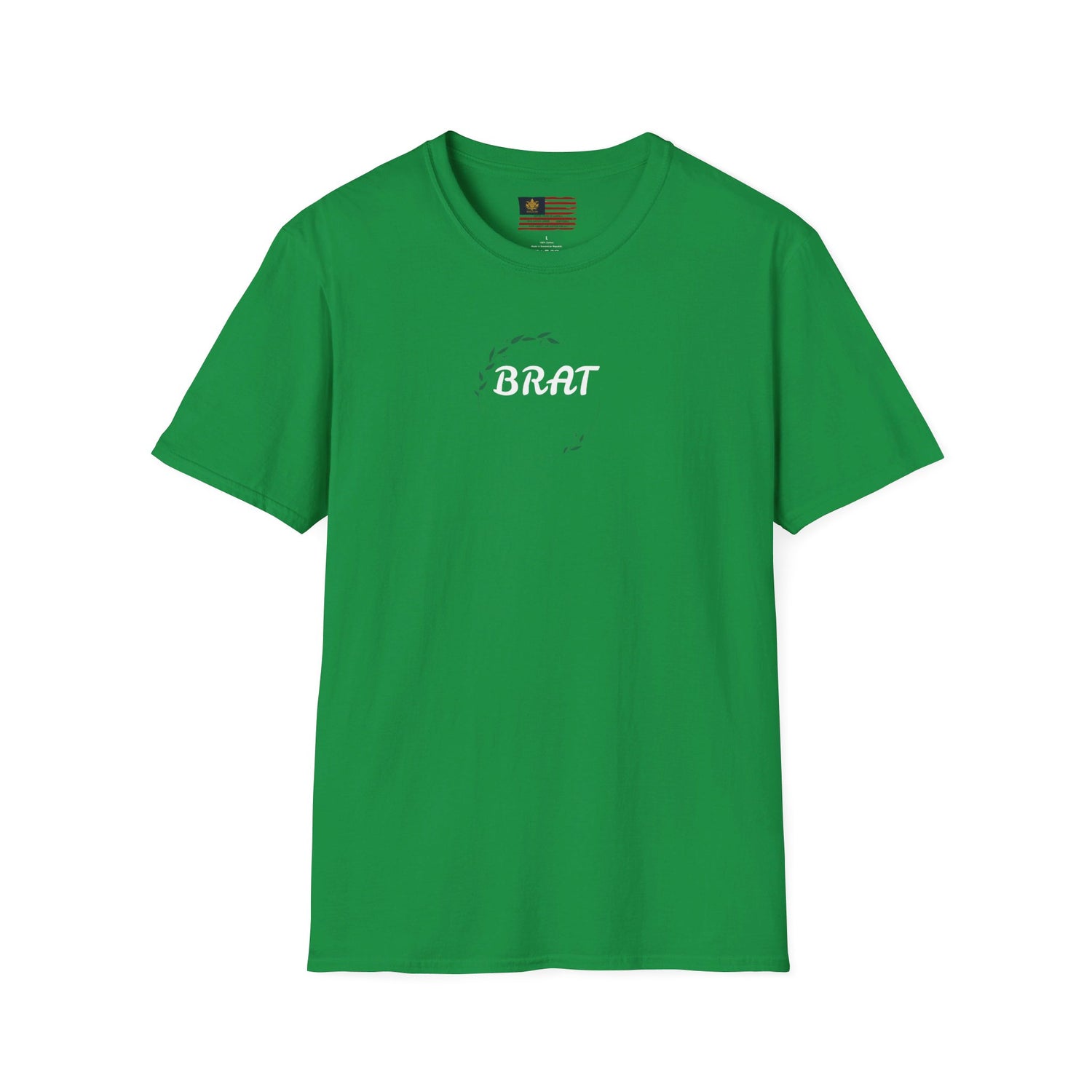 &quot;BRAT&quot;(QUOTE)- Unisex Softstyle T-Shirt W/ Kngdom Logo