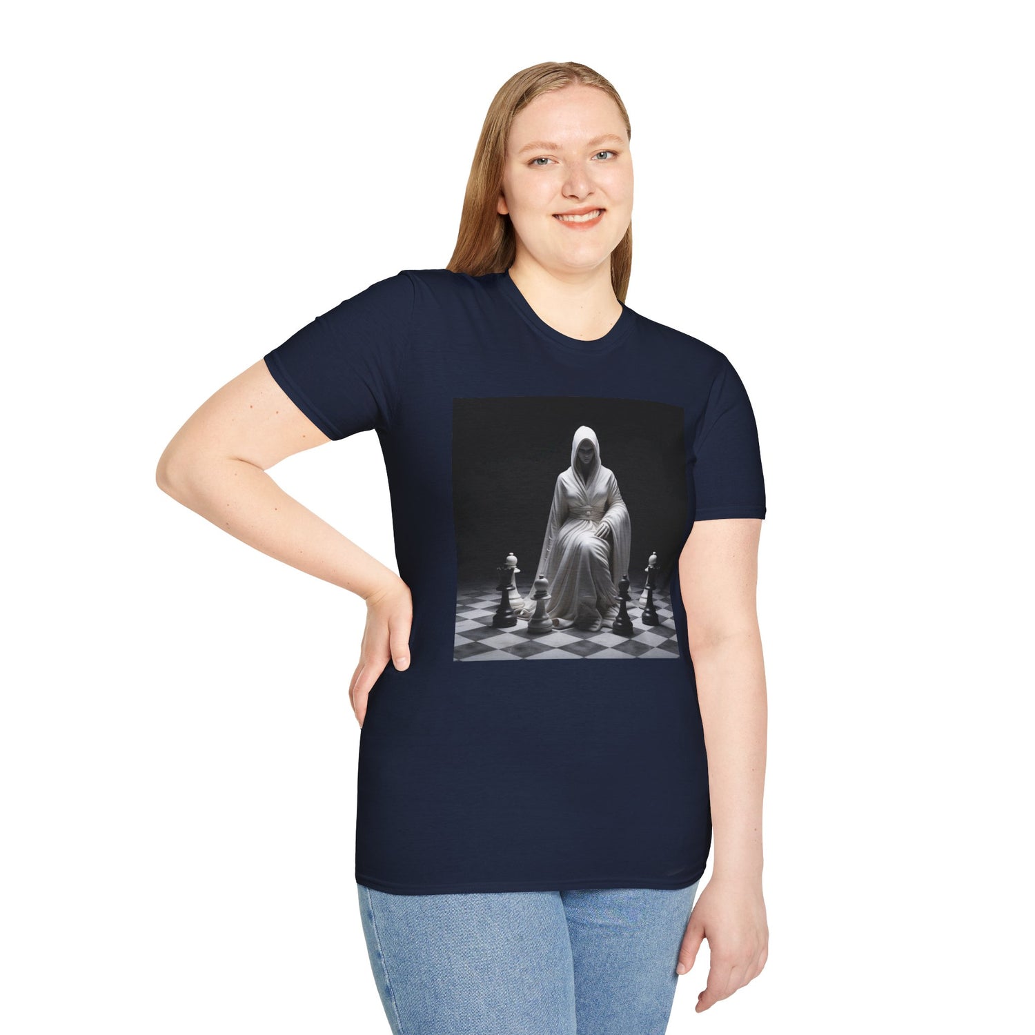 &quot;CHECKMATE&quot;: camiseta suave para mujer con logotipo de Kingdom 