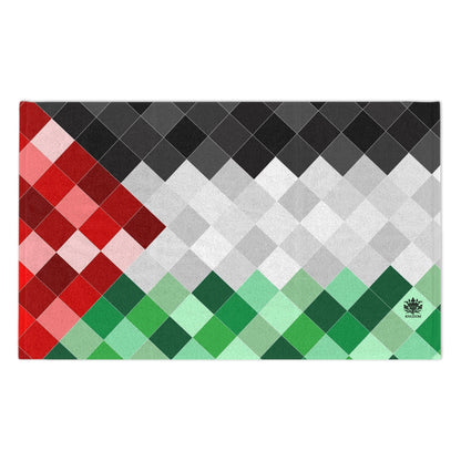 Keffiyeh World &quot;PALESTINA&quot;- Rally Towel W/ Blk Kngdom Logo