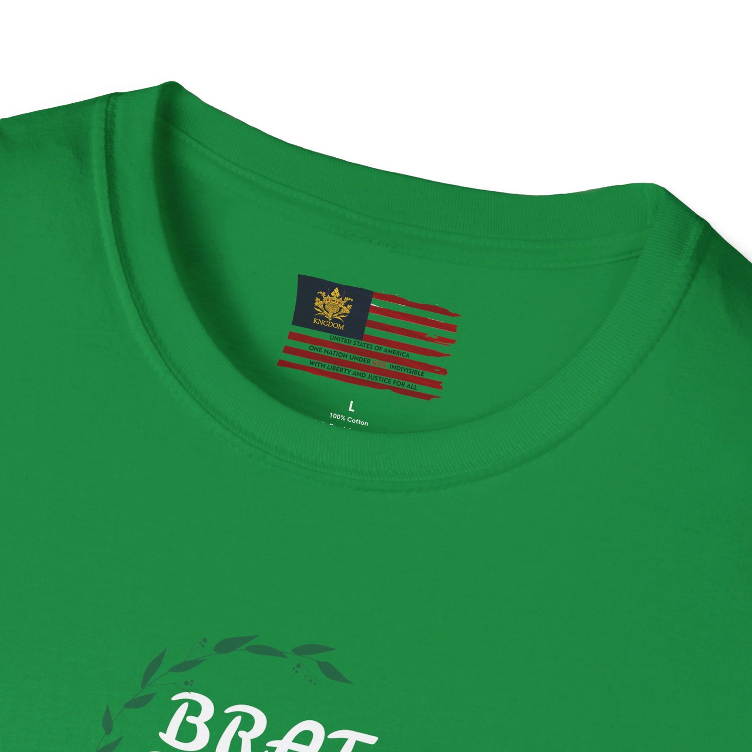 &quot;BRAT 2024&quot;(QUOTE)- Unisex Softstyle T-Shirt W/ Kngdom Logo