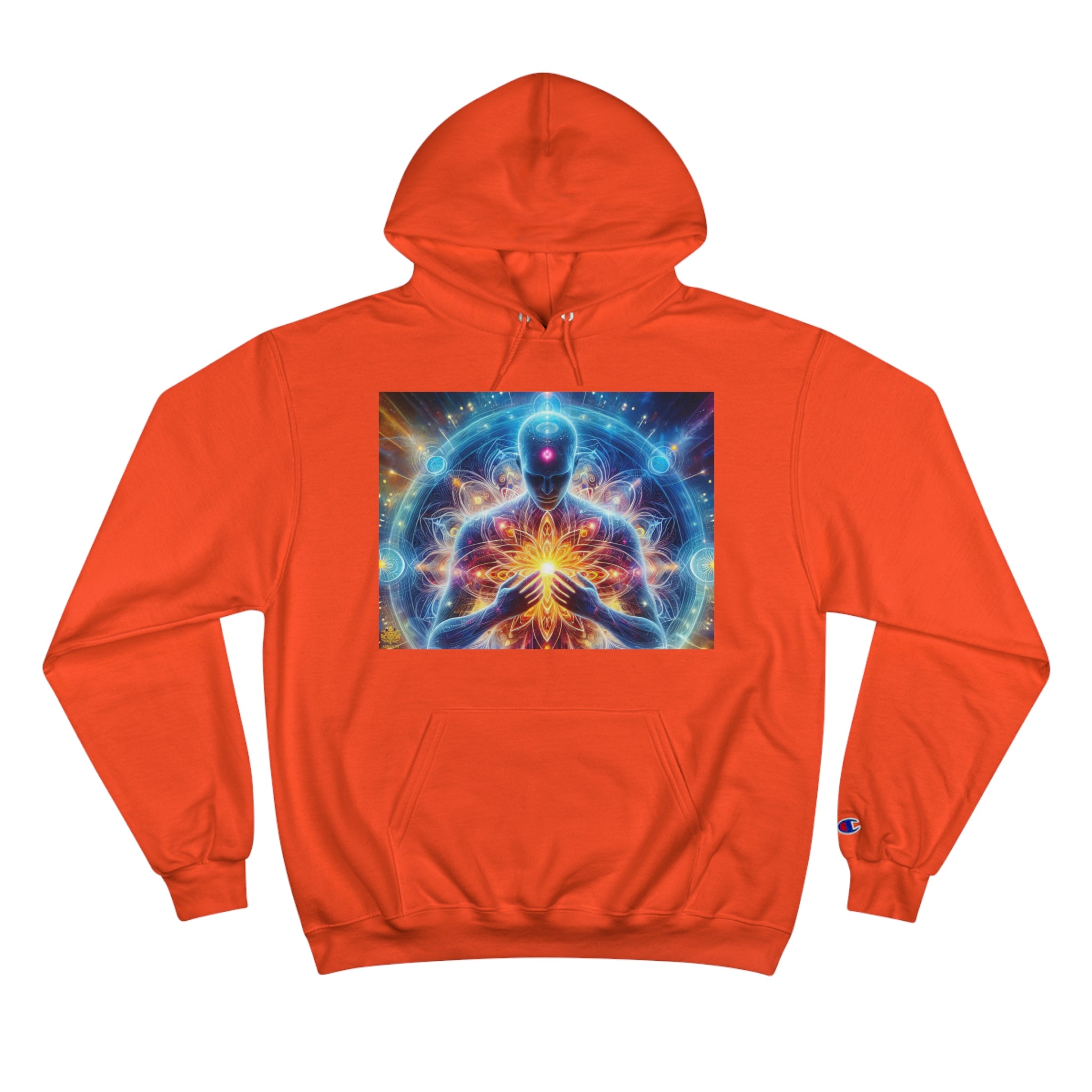 &quot;DIVINE ENERGY&quot;- Unisex Champion Hoodie W/ Kngdom Logo