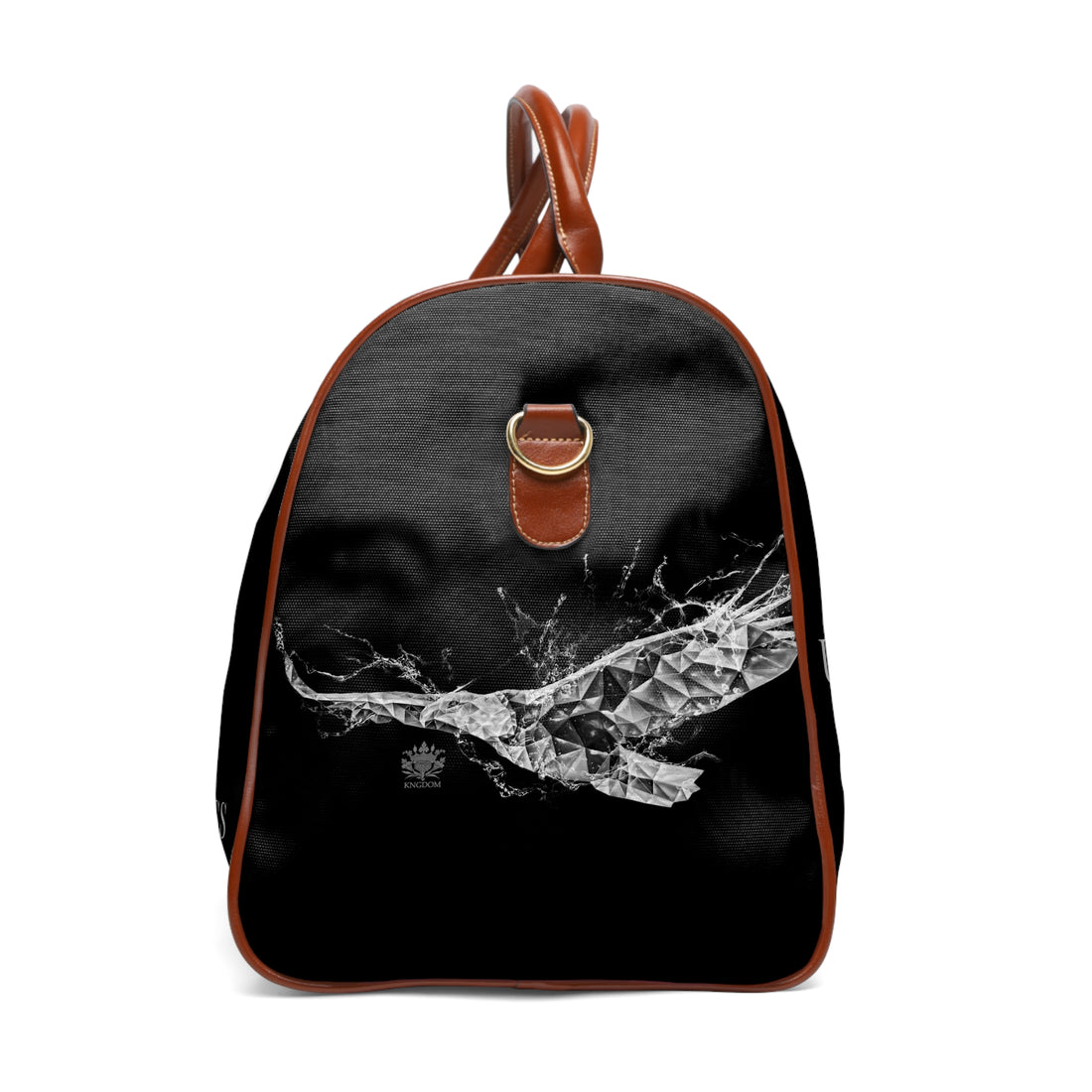 The Isaiah 40:31- Unstoppable/Powerful/Greatness (EAGLE)- Vegan Leather Self-Expression Waterproof Travel Bag W/ Grey Kngdom Logo