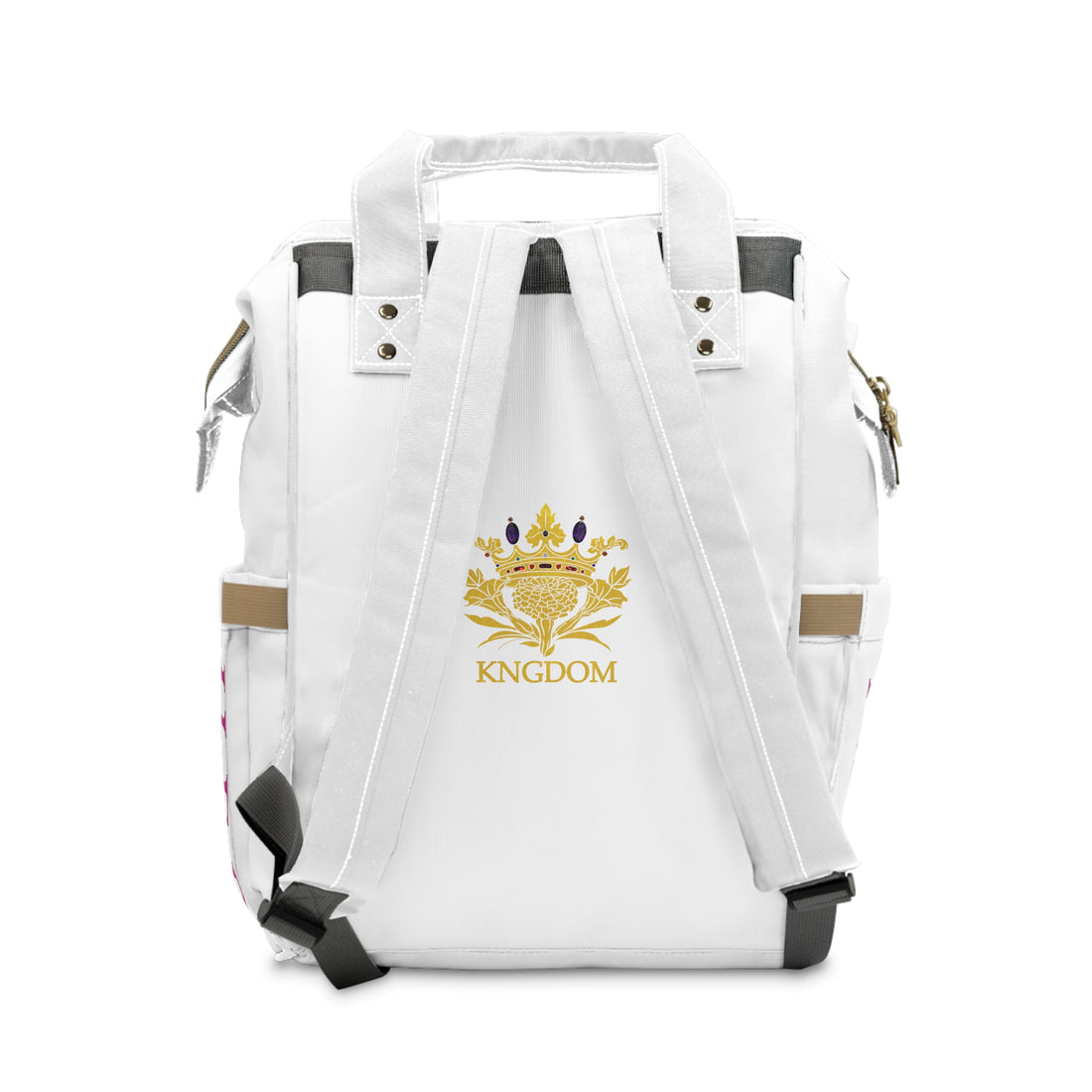 &quot;H.E.R&quot; (Heroism/Eagerness/Relevant)- Multifunctional Diaper Backpack W/ Kngdom Logo