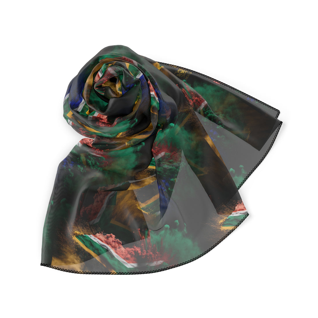 MOTHERLAND- &quot;Representation&quot; Chiffon/Poly Scarf W/ Kngdom Logo