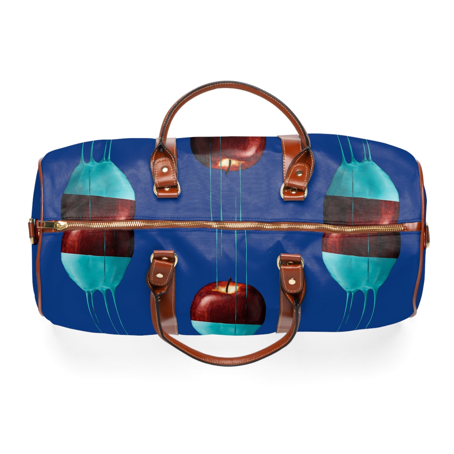 Kngdom (APPLE) &quot;DRIP&quot;- Vegan Leather Self-Expression Waterproof Travel Bag W/ Kngdom Logo