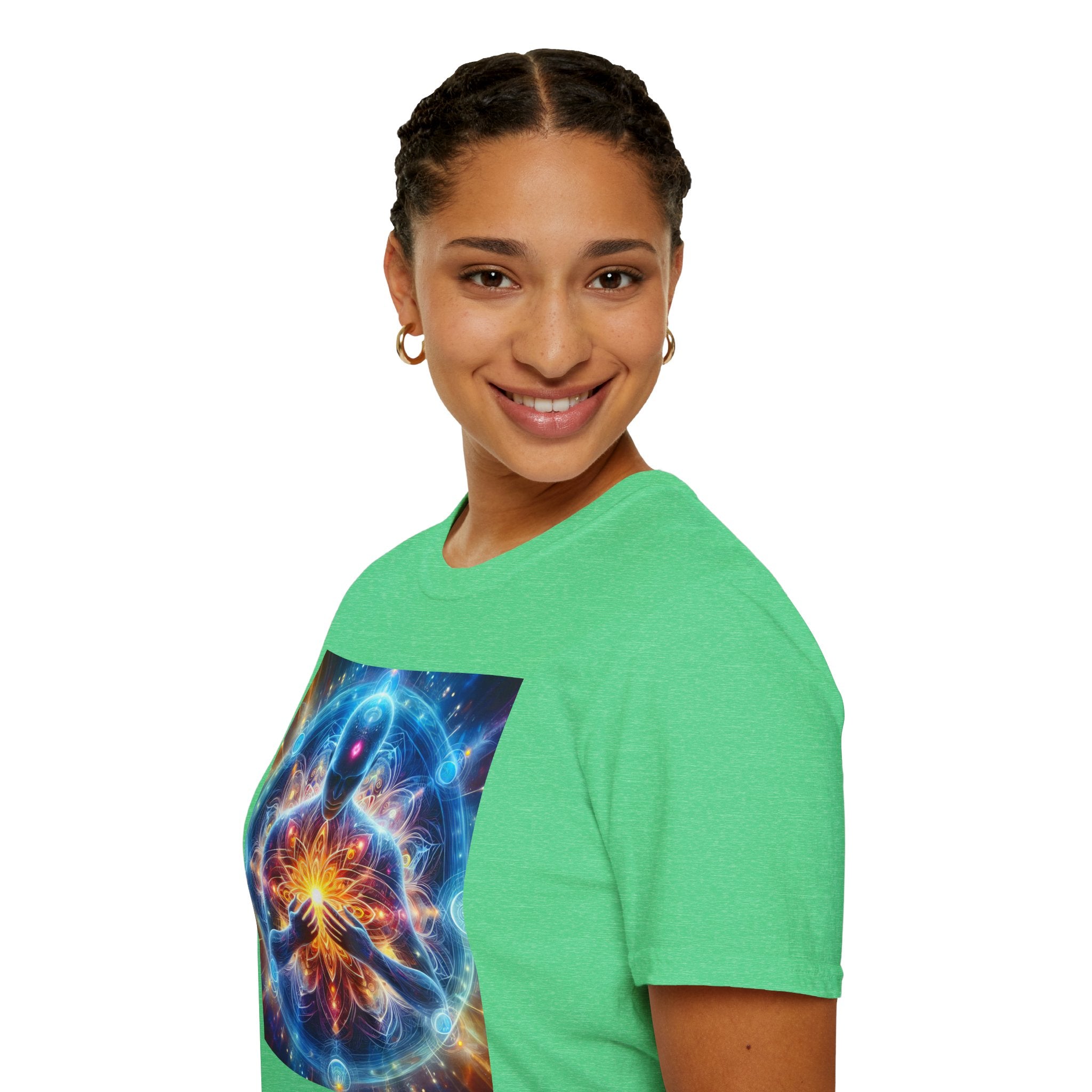 &quot;DIVINE ENERGY&quot;- Unisex Softstyle T-Shirt W/ Kngdom Logo