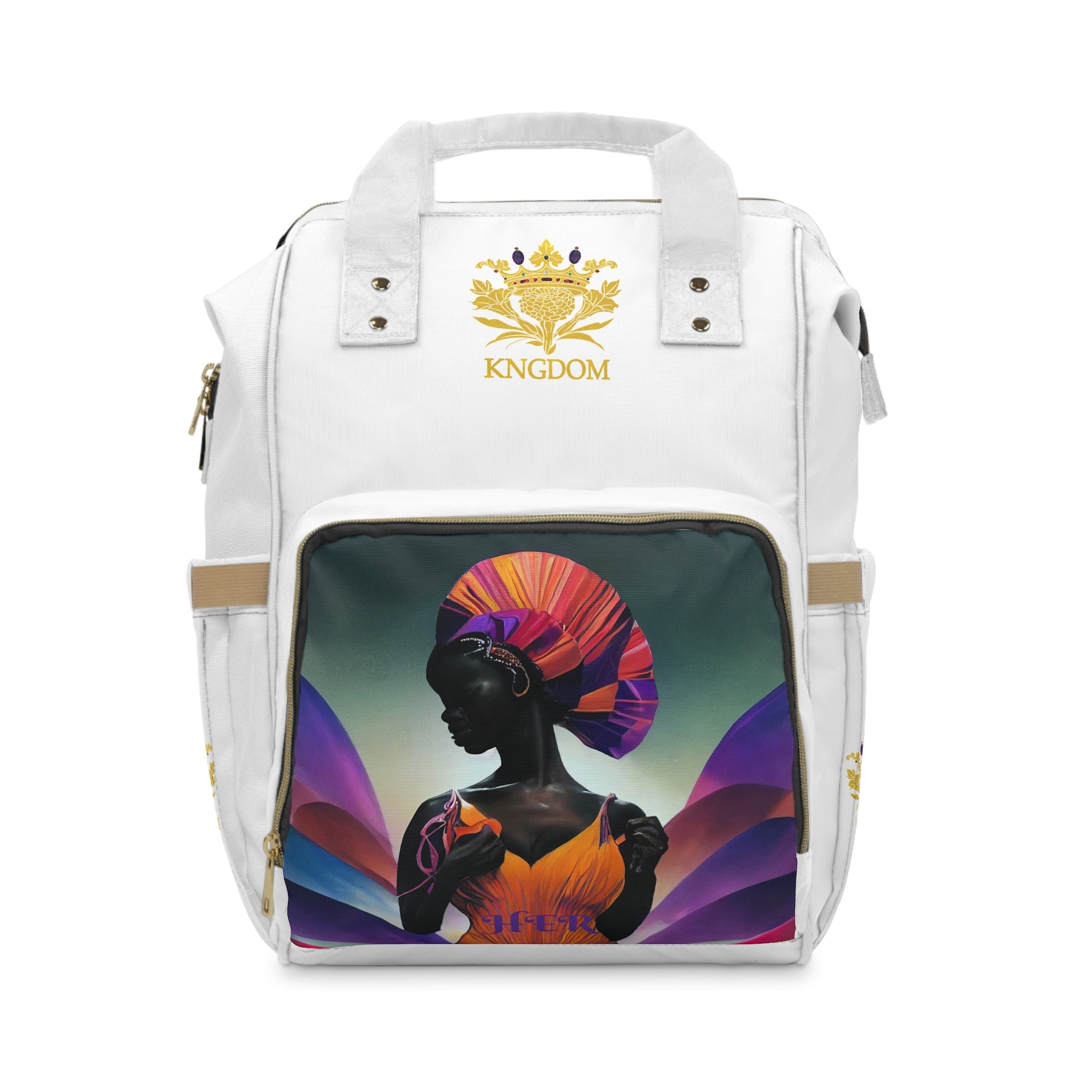 &quot;H.E.R&quot; (Heroism/Eagerness/Relevant)- Multifunctional Backpack W/ Kngdom Logo