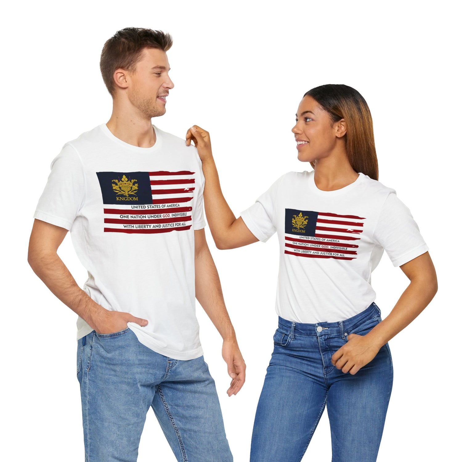 &quot;WE ARE AMERICA&quot;- Unisex Jersey Short Sleeve Tee