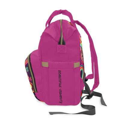 BEAUTIFUL &quot;INSANITY&quot;- Multifunctional Backpack W/ Blk Kngdom Logo