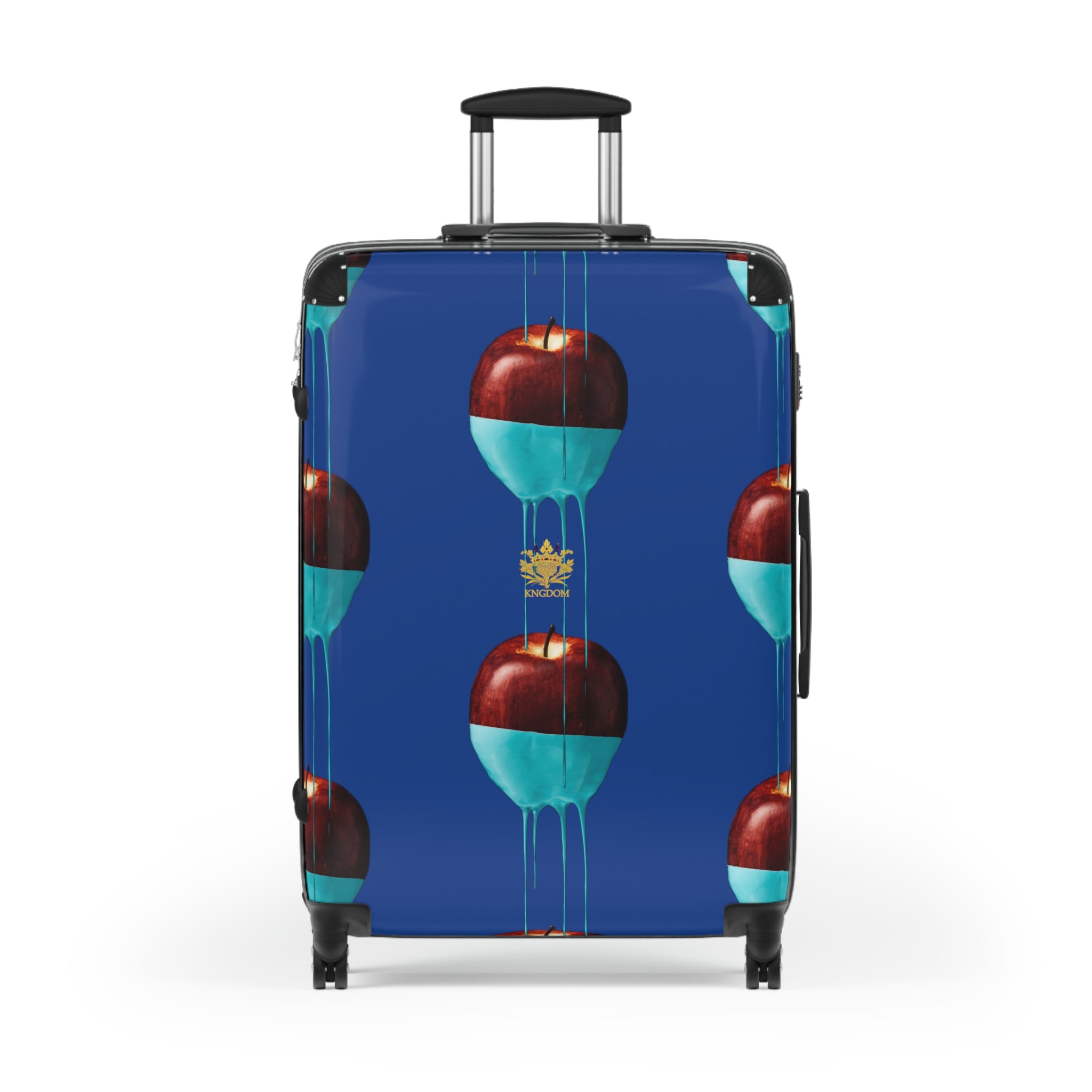 Kngdom APPLE &quot;DRIP&quot;- Dark Blue Suitcase W/Kngdom Logo (Large)