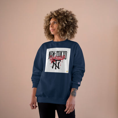 Kngdom &quot;DRIP&quot; (NEW TOYKO-YAKWZA-NEW YORK) - Unisex Champion Sweatshirt W/ Kngdom Logo