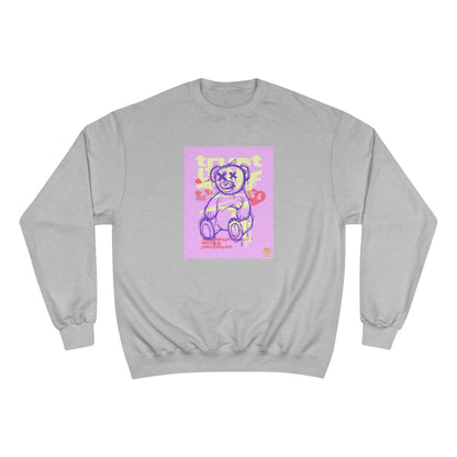 Kngdom &quot;DRIP&quot; (Trust The Bear)- Unisex Champion Sweatshirt W/ Kngdom Logo