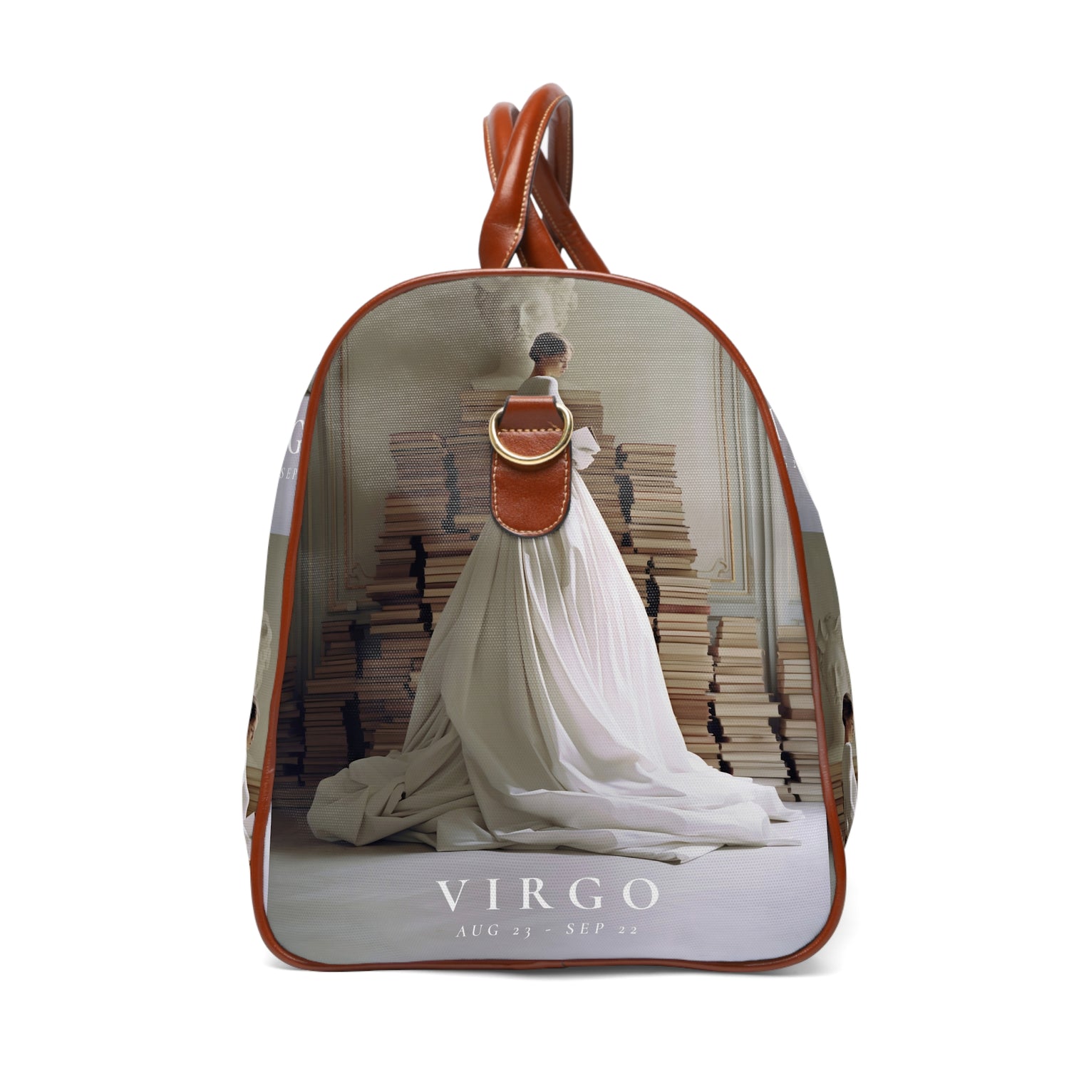 H.E.R &quot;VIRGO&quot;- Vegan Leather Self-Expression Waterproof Travel Bag W/ Kngdom Logo