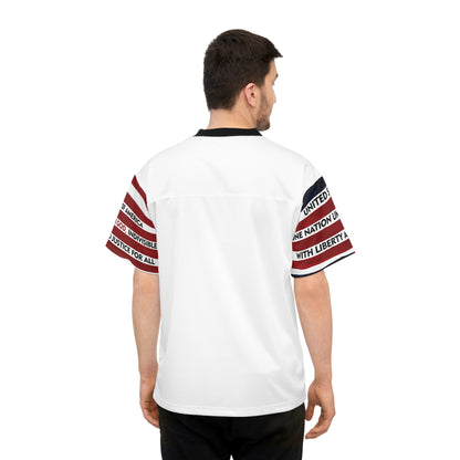 &quot;WE ARE AMERICA&quot;- Unisex Football Jersey