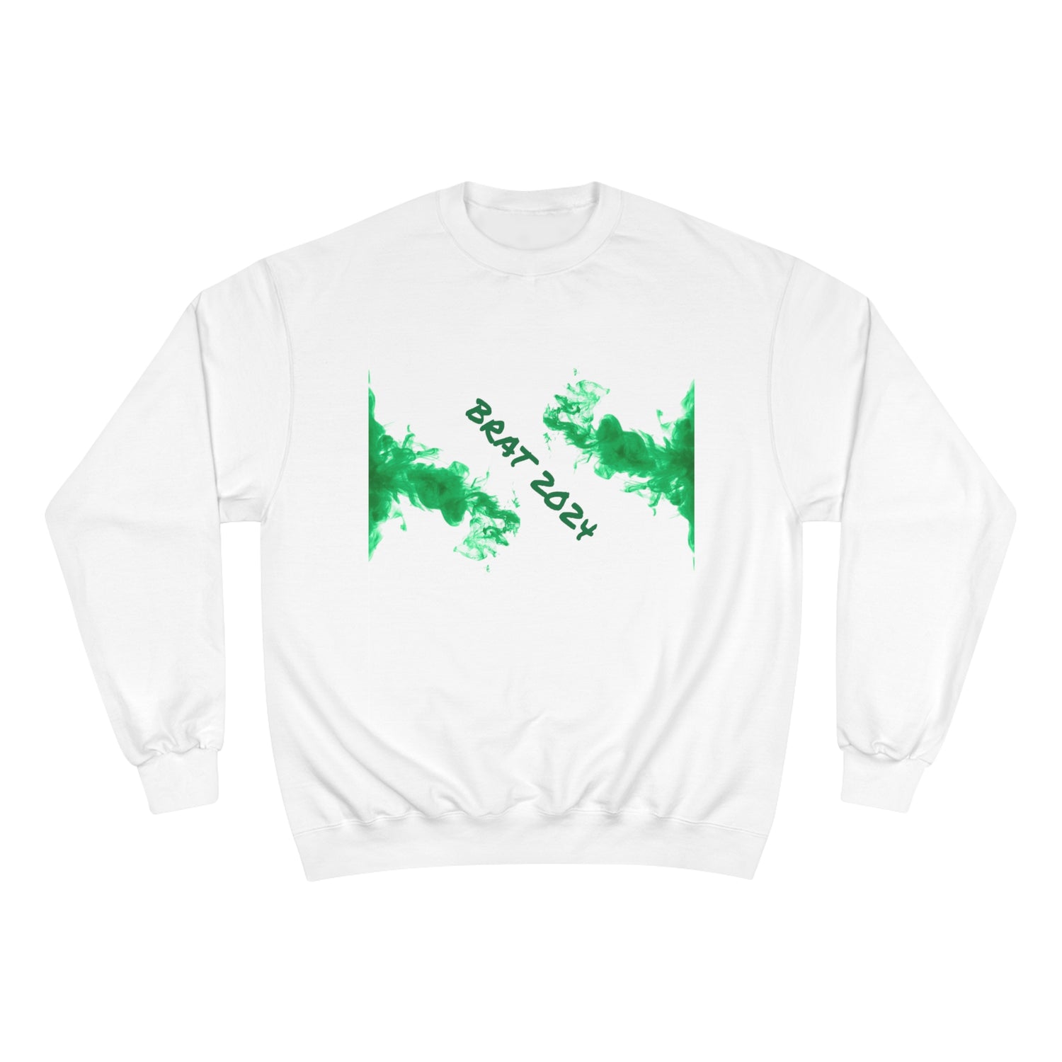 &quot;BRAT 2024&quot;(QUOTE)- Unisex Champion Sweatshirt W/ Kngdom Logo