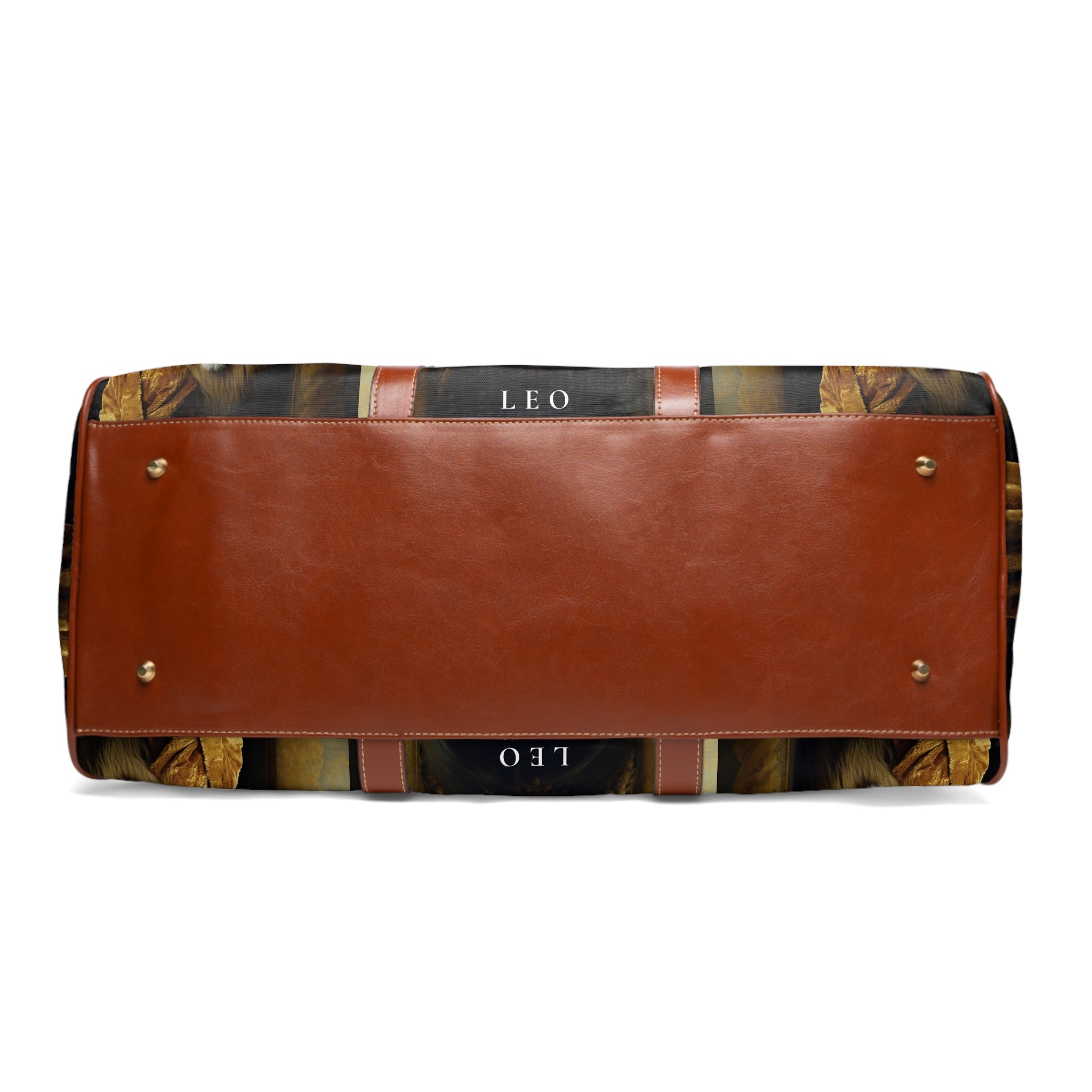 H.E.R &quot;LEO&quot;- Vegan Leather Self-Expression Waterproof Travel Bag W/ Blk Kngdom Logo