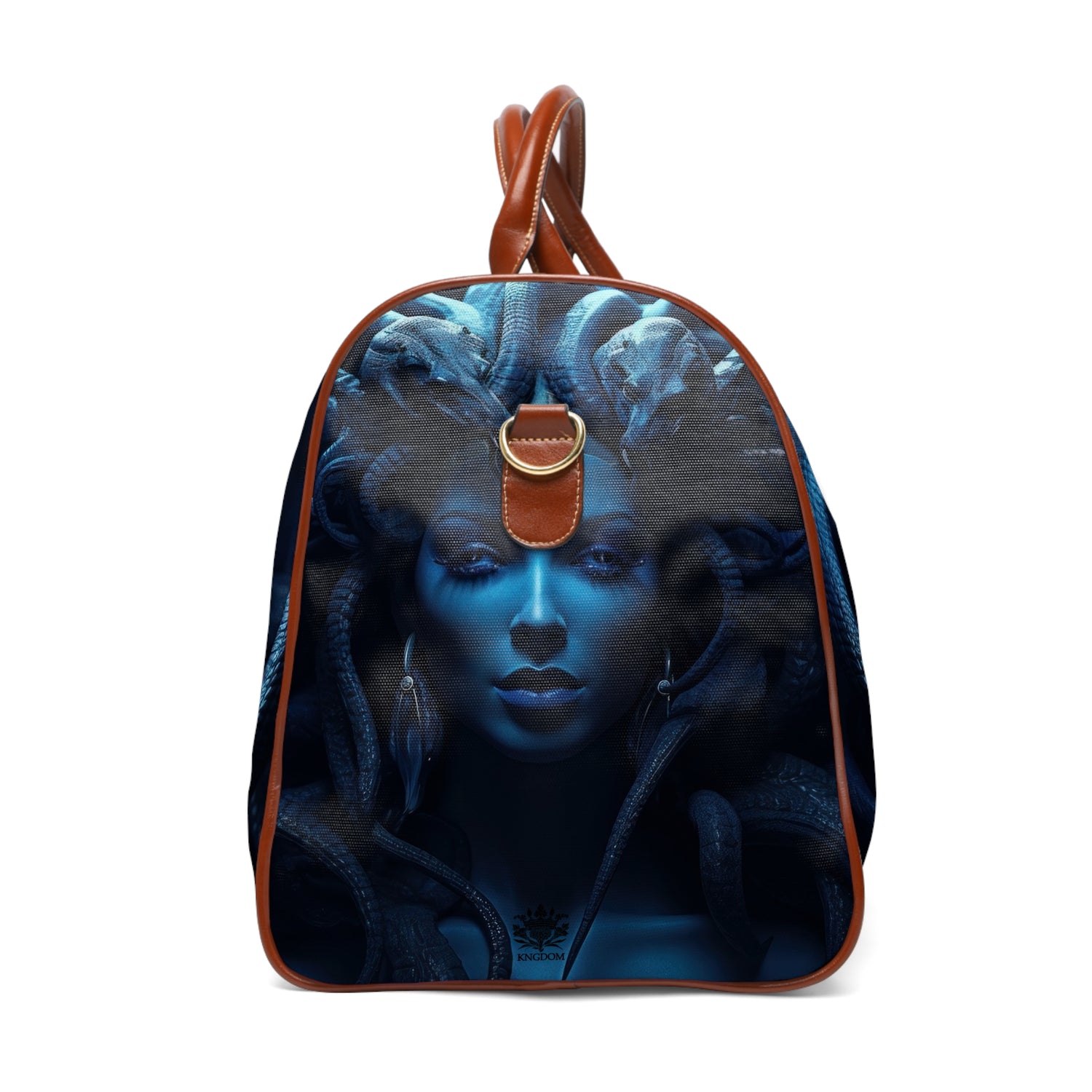 H.E.R &quot;THE GODDESS MEDUSA&quot;- Vegan Leather Self-Expression Waterproof Travel Bag W/ Blk Kngdom Logo