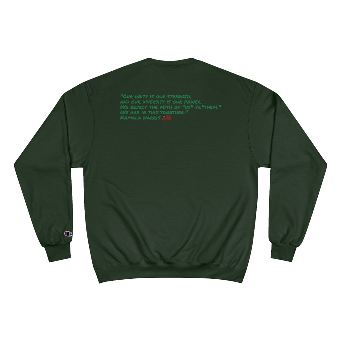 &quot;BRAT 47&quot;(QUOTE)- Unisex Champion Sweatshirt W/ Kngdom Logo