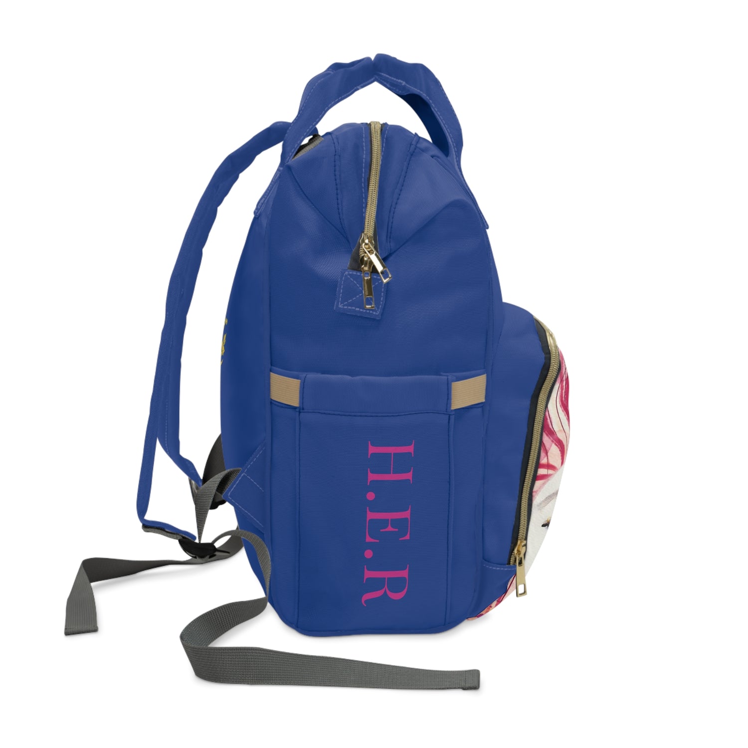 &quot;H.E.R&quot; (Heroism/Eagerness/Relevant)- Multifunctional Backpack W/ Kngdom Logo