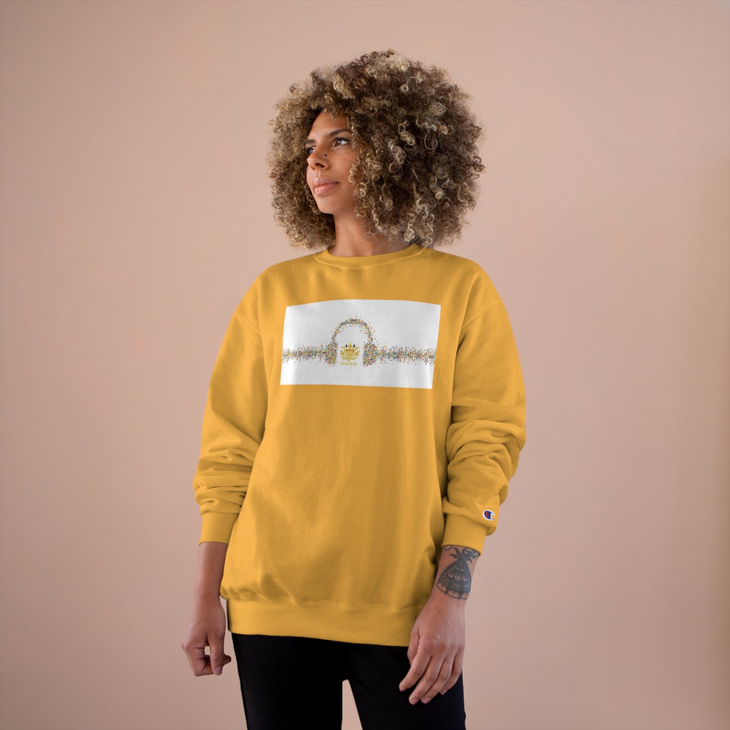 &quot;Become Your Own MOVEMENT&quot;- Unisex Champion Sweatshirt W/ Kngdom Logo