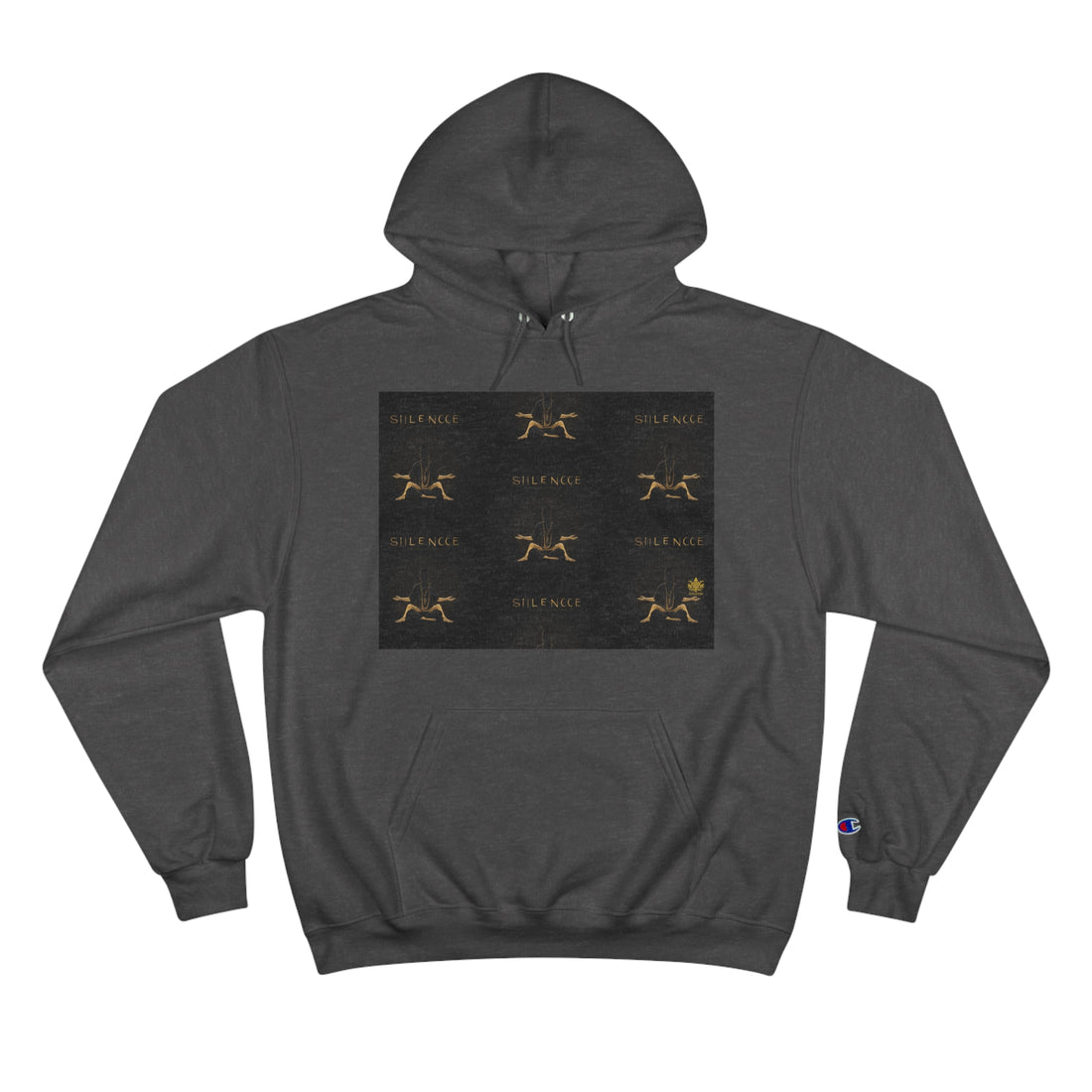 &quot;SILENCE IS A SOURCE OF GREAT STRENGTH&quot;- Unisex Champion Hoodie W/ Kngdom Logo