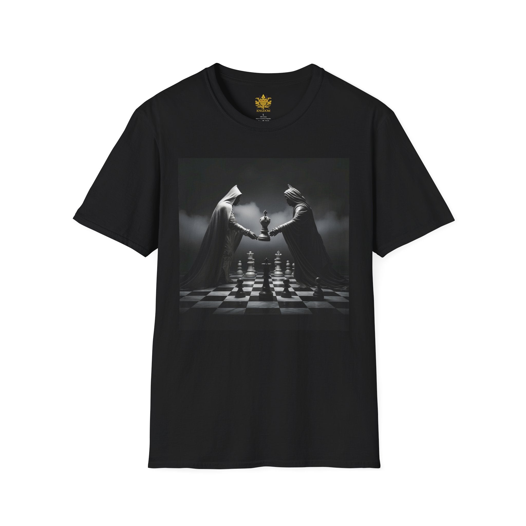 &quot;CHECKMATE&quot;: camiseta unisex de estilo suave con logotipo de Kingdom 