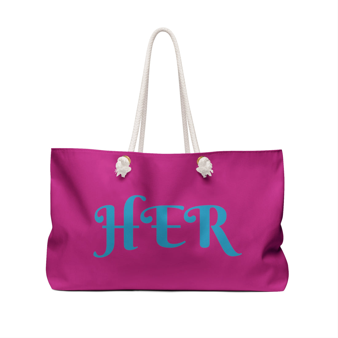 &quot;H.E.R&quot; (Heroism/Eagerness/Relevant)- Weekender Bag W/ Blk Kngdom Logo