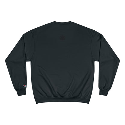 Kngdom &quot;DRIP&quot;- Unisex (DESOLATION) Champion Sweatshirt W/ Back Side Blk Kngdom Logo