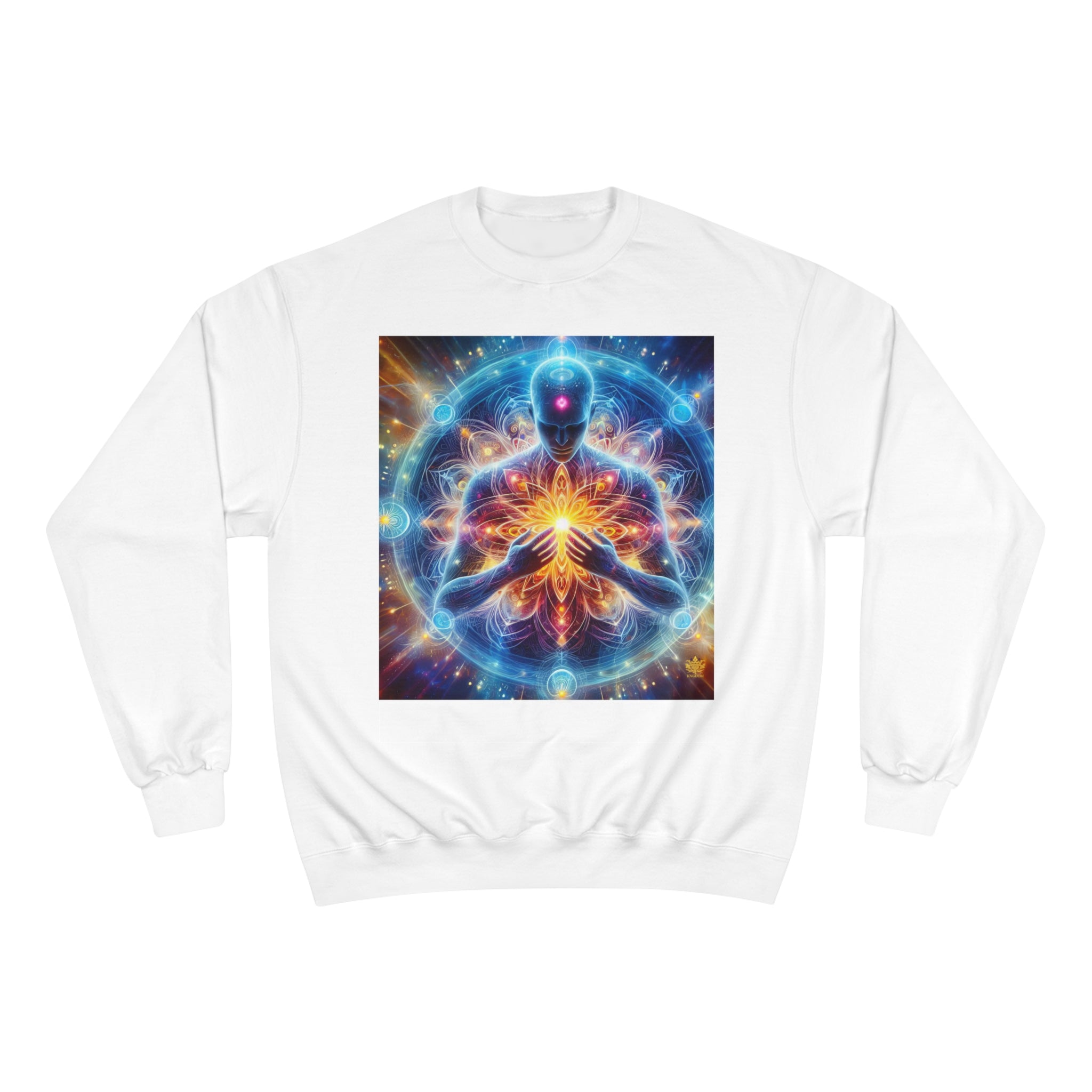 &quot;DIVINE ENERGY&quot;- Unisex Champion Sweatshirt W/ Kngdom Logo