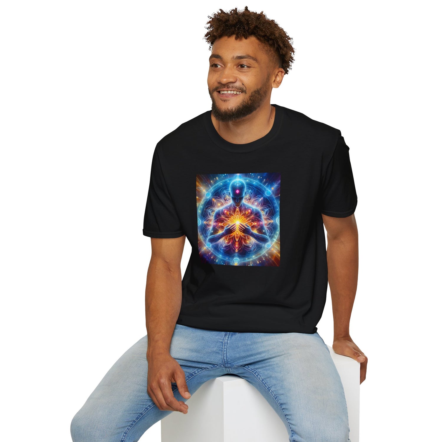 &quot;DIVINE ENERGY&quot;- Unisex Softstyle T-Shirt W/ Kngdom Logo